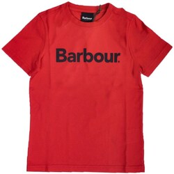 textil Pojkar T-shirts Barbour CTS0060 Röd