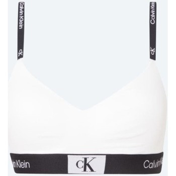 textil Dam Sport-BH Calvin Klein Jeans  Vit