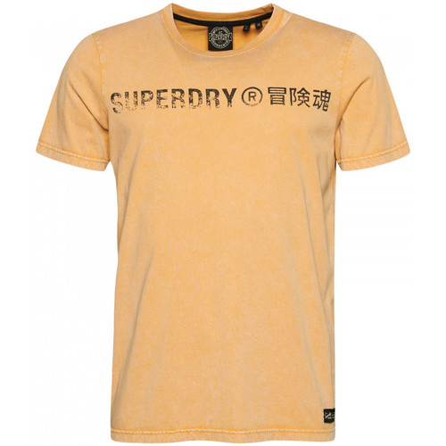 textil Herr T-shirts & Pikétröjor Superdry Vintage corp logo Beige