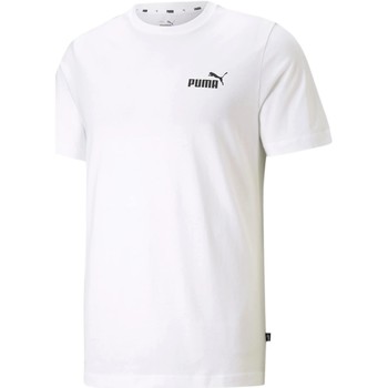 textil Herr T-shirts Puma  Vit