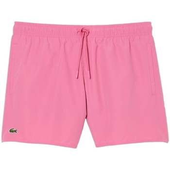 textil Herr Shorts / Bermudas Lacoste Quick Dry Swim Shorts - Rose Vert Rosa