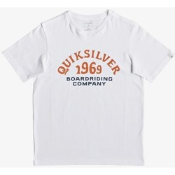 textil Pojkar T-shirts Quiksilver CAMISETA NIO  EQBZT03940 Vit