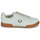 Skor Herr Sneakers Fred Perry B722 LEATHER Vit / Brun