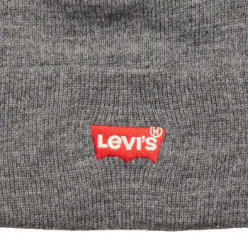 Levi's RED BATWING EMBROIDERED SLOUCHY BEANIE Grå