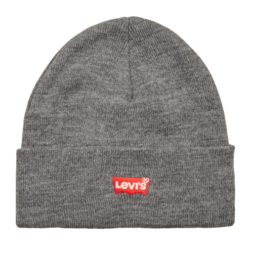 Accessoarer Mössor Levi's RED BATWING EMBROIDERED SLOUCHY BEANIE Grå
