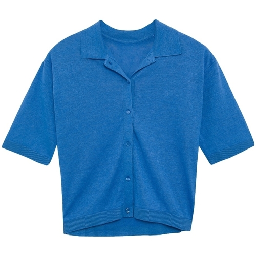textil Dam Blusar Ecoalf Juniperalf Shirt - French Blue Blå