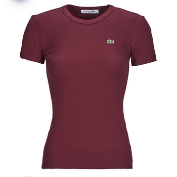 textil Dam T-shirts Lacoste TF5538-YUP Bordeaux