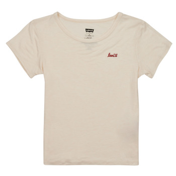 textil Flickor T-shirts Levi's LVG HER FAVORITE TEE Beige