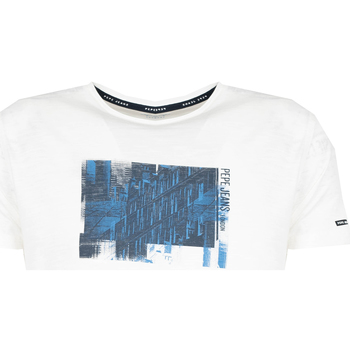 textil Herr T-shirts Pepe jeans PM508375 | Sherlock Vit