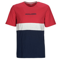 textil Herr T-shirts Jack & Jones JJEREID BLOCKING TEE SS Flerfärgad