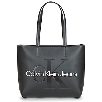 Väskor Dam Shoppingväskor Calvin Klein Jeans SCULPTED SHOPPER29 MONO Svart