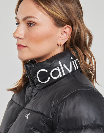 Calvin Klein Jeans FITTED LW PADDED JACKET Svart