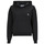 textil Dam Sweatshirts Calvin Klein Jeans WOVEN LABEL HOODIE Svart