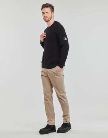 Calvin Klein Jeans BADGE EASY SWEATER Svart