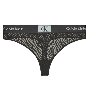 Underkläder Dam String Calvin Klein Jeans MODERN THONG Svart