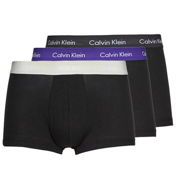 Underkläder Herr Boxershorts Calvin Klein Jeans LOW RISE TRUNK X3 Svart