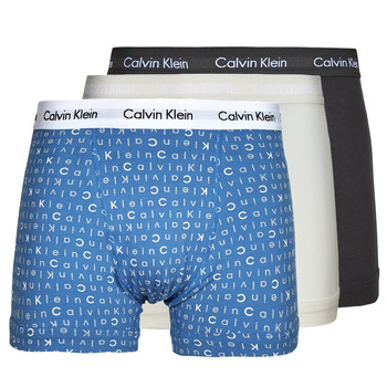 Underkläder Herr Boxershorts Calvin Klein Jeans TRUNK X3 Svart / Grå / Blå