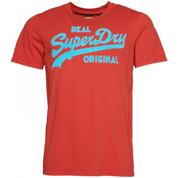 textil Herr T-shirts & Pikétröjor Superdry Vintage vl neon Röd