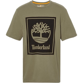 textil Herr T-shirts Timberland 208543 Grön