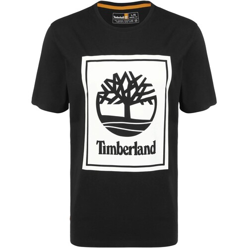 textil Herr T-shirts Timberland 208597 Svart