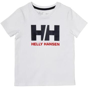 textil Pojkar T-shirts Helly Hansen  Vit