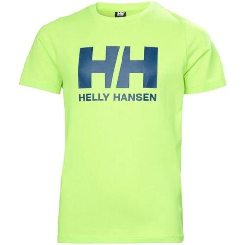 textil Pojkar T-shirts Helly Hansen  Grön