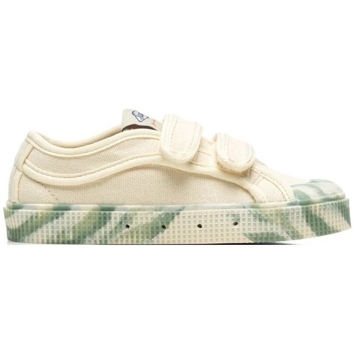 Skor Barn Sneakers Sanjo Kids V200 Marble - Pastel Green Beige