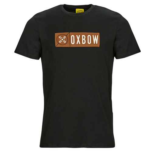 textil Herr T-shirts Oxbow TELLOM Svart