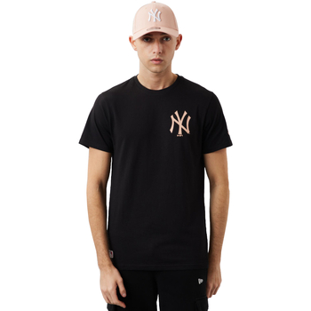 textil Herr T-shirts New-Era MLB New York Yankees Tee Svart