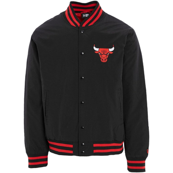 textil Herr Parkas New-Era Team Logo Bomber Chicago Bulls Jacket Svart