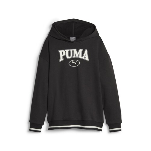 textil Flickor Sweatshirts Puma PUMA SQUAD HOODIE FL G Svart