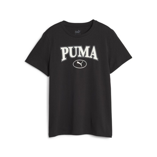 textil Pojkar T-shirts Puma PUMA SQUAD TEE B Svart