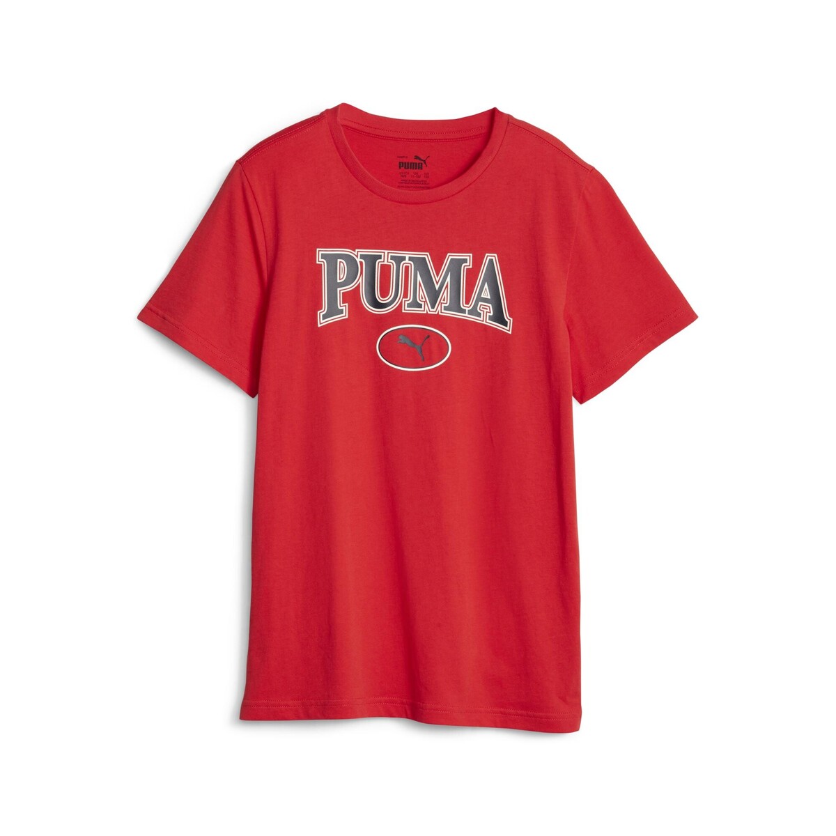 textil Pojkar T-shirts Puma PUMA SQUAD TEE B Röd
