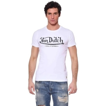 textil Herr T-shirts & Pikétröjor Von Dutch VD1TVC Vit