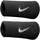 Accessoarer Sportaccessoarer Nike Swoosh Doublewide Wristbands Svart