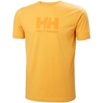 textil Herr T-shirts Helly Hansen  Gul