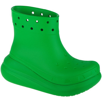 Skor Dam Gummistövlar Crocs Classic Crush Rain Boot Grön