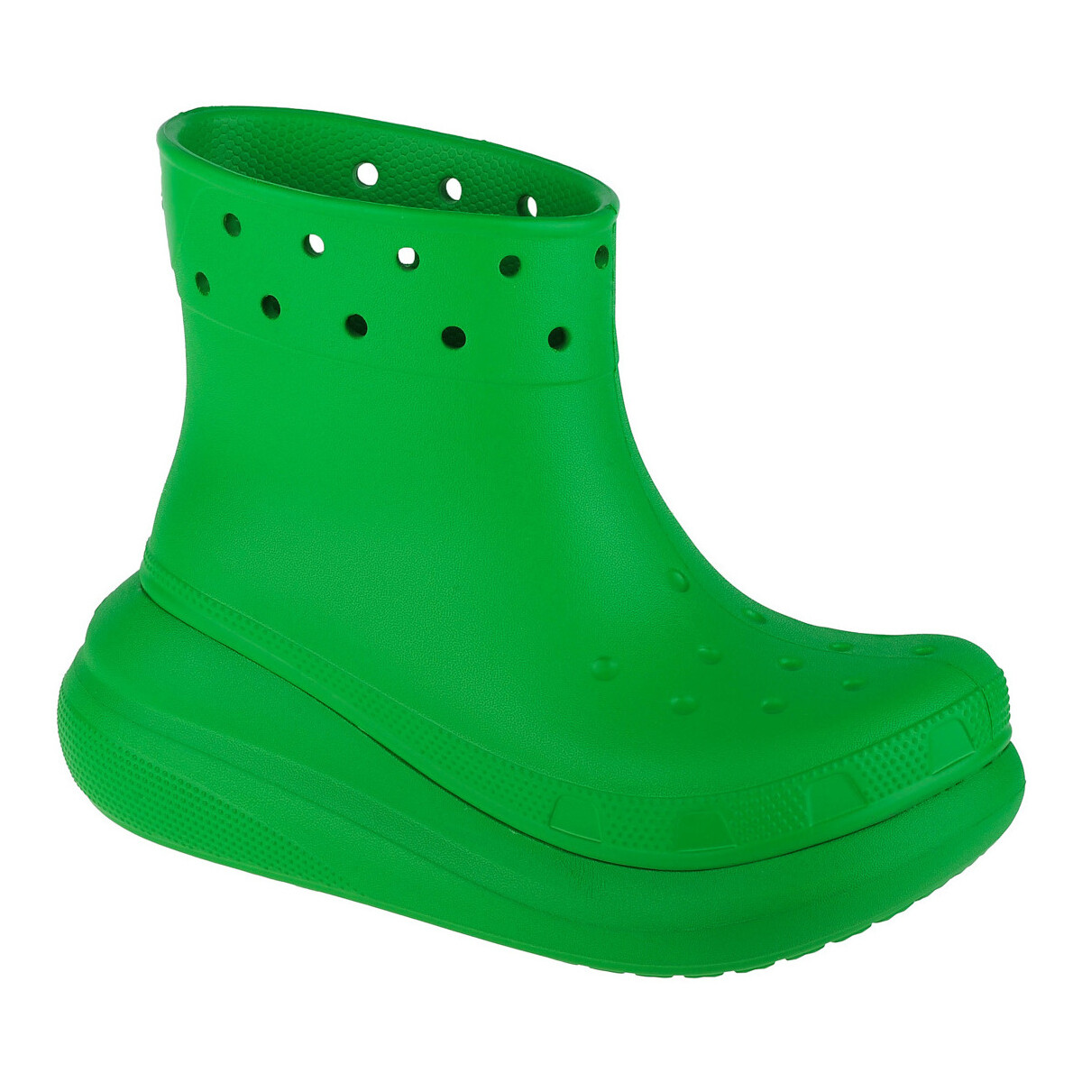Skor Dam Gummistövlar Crocs Classic Crush Rain Boot Grön