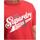 textil Herr T-shirts Superdry  Röd