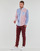 textil Herr Långärmade skjortor Polo Ralph Lauren CHEMISE COUPE DROITE EN OXFORD Blå / Röd / Vit