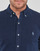 textil Herr Långärmade skjortor Polo Ralph Lauren CHEMISE AJUSTEE COL BOUTONNE EN POLO FEATHERWEIGHT Marin