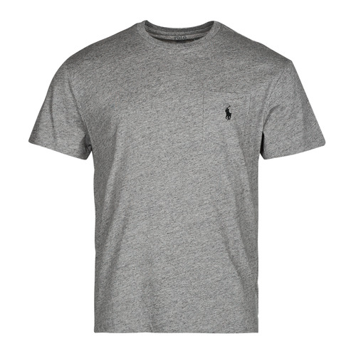 textil Herr T-shirts Polo Ralph Lauren T-SHIRT AJUSTE EN COTON Grå / Melerad