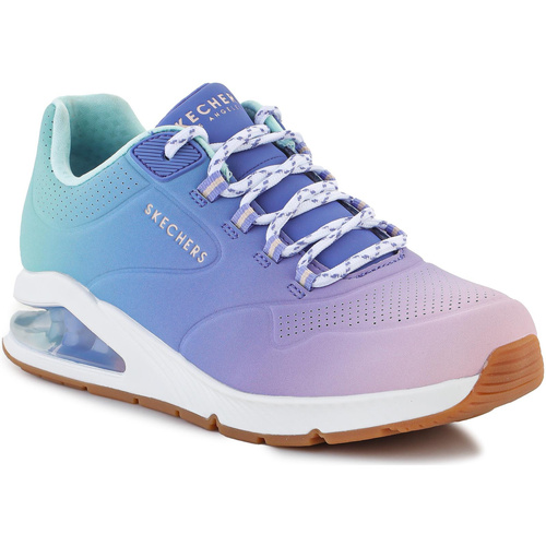 Skor Dam Sneakers Skechers Uno 2 Color Waves 155628-BLMT Flerfärgad