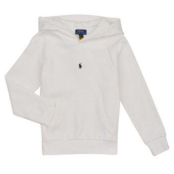 textil Pojkar Sweatshirts Polo Ralph Lauren LS HOODIE M2-KNIT SHIRTS-SWEATSHIRT Vit