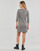 textil Dam Korta klänningar Only ONLBRILLIANT 3/4 CHECK DRESS  JRS Svart