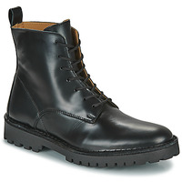 Skor Herr Boots Selected SLHRICKY LEATHER LACE-UP BOOT Svart