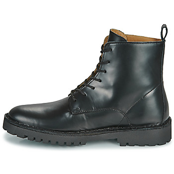 Selected SLHRICKY LEATHER LACE-UP BOOT Svart