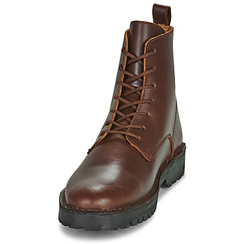 Selected SLHRICKY LEATHER LACE-UP BOOT Brun