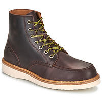 Skor Herr Boots Selected SLHTEO NEW LEATHER MOC-TOE BOOT Brun