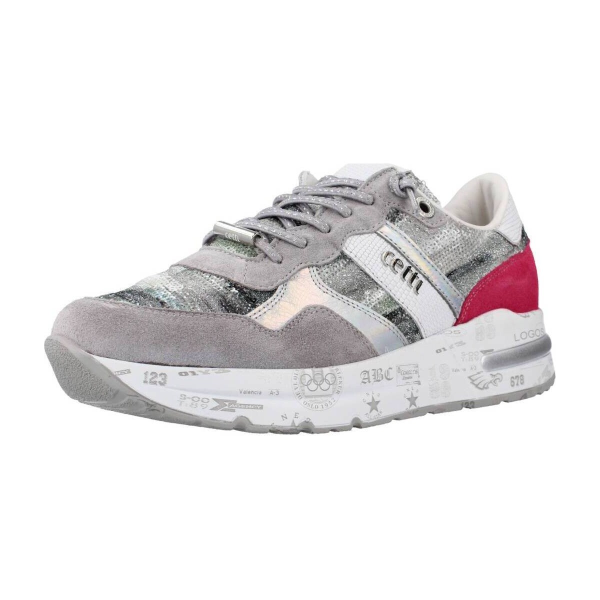 Skor Dam Sneakers Cetti C1274 Silver